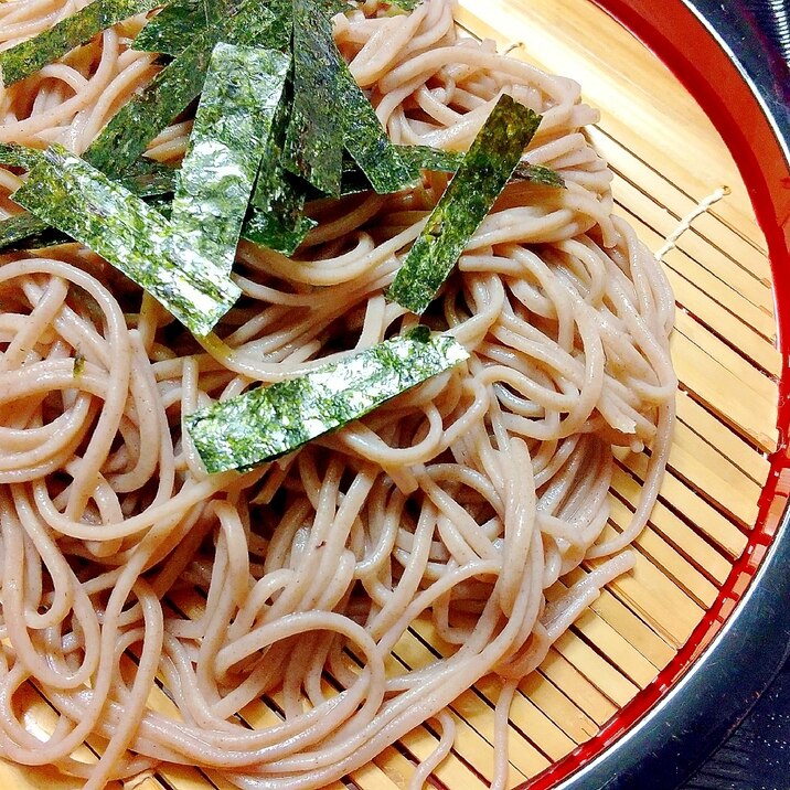 ざる蕎麦でヘルシーに♪